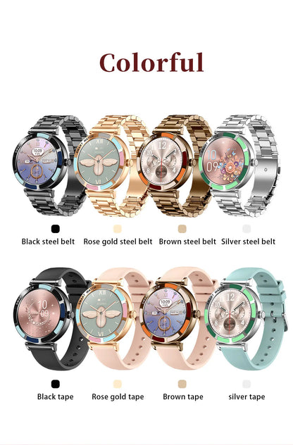 Time Owner Smart Watch 2025 Woman Bluetooth Call Watch Health Monitoring AI Voice Exercise Fitness Tracker Ladies smartwatch
