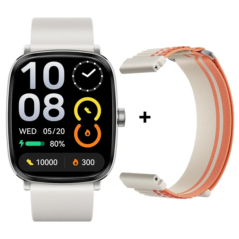 HAYLOU RS5 Smart Watch Men 2.01'' AMOLED Display 24H Health Monitoring Bluetooth Phone Calls AI Voice Assistant Sport Smartwatch