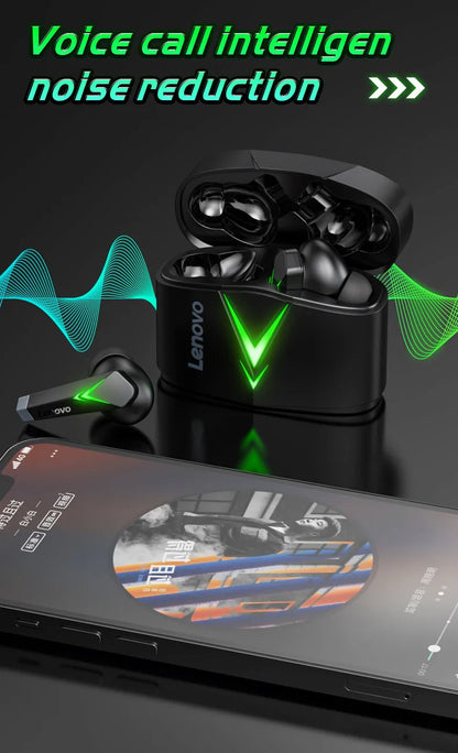 Choice Original Lenovo LP6 TWS Wireless Buletooth V5.1 Earphones Dual Mode Music Gaming Headsets New E-Sports  Headphones - Universal Market