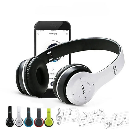 P47 Wireless Headphones Bluetooth 5.0 Earphones Foldable HIFI Stereo Bass for Music Gaming Kid Girl Earphone for Smartphone - Universal Market