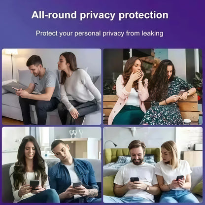 3Pcs For iPhone 16 15 14 13 12 11 Pro Max Mini 16E X XS Max XR Dust Free Installation Privacy Screen Protector Anti-spy Glass