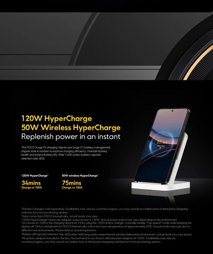 POCO F7 Ultra Global Version Smartphone Snapdragon® 8 Elite 50MP camera 6.67" 120Hz Display 120W wired and 50W wireless 5G NFC