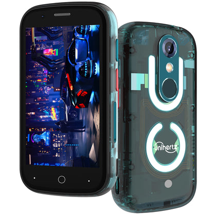 Unihertz Jelly Star Mini Smartphone Android 13 8GB 256GB Led Light Unlocked Transparent Backshell Cellphones 48MP Portable Phone
