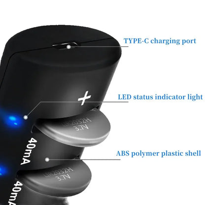 Travel Portable Charger for 1220 1240 1620 1632 2032 2025 2016 2430 2440 2450 2477 Lithium Coin Battery 8 Slot Smart Charger