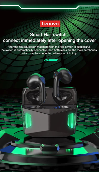 Choice Original Lenovo LP6 TWS Wireless Buletooth V5.1 Earphones Dual Mode Music Gaming Headsets New E-Sports  Headphones - Universal Market
