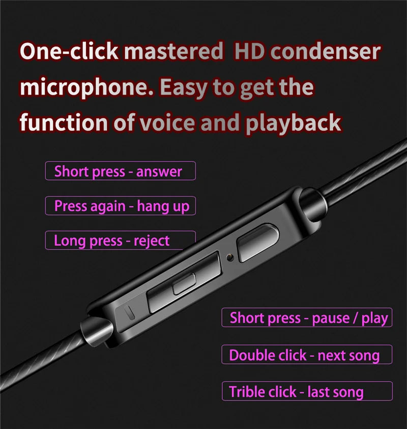 Original QKZ AK6 Copper Driver HiFi Wired Earphone 3.5MM Race Sport Headphone Bass Stereo Headset Music Earbuds In Ear With Mic - Universal Market