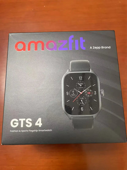 Brand New Amazfit GTS 4 Smartwatch Zepp OS GPS Alexa 24H Heart Rate 150 Sports Modes Smart Watch For IOS Android