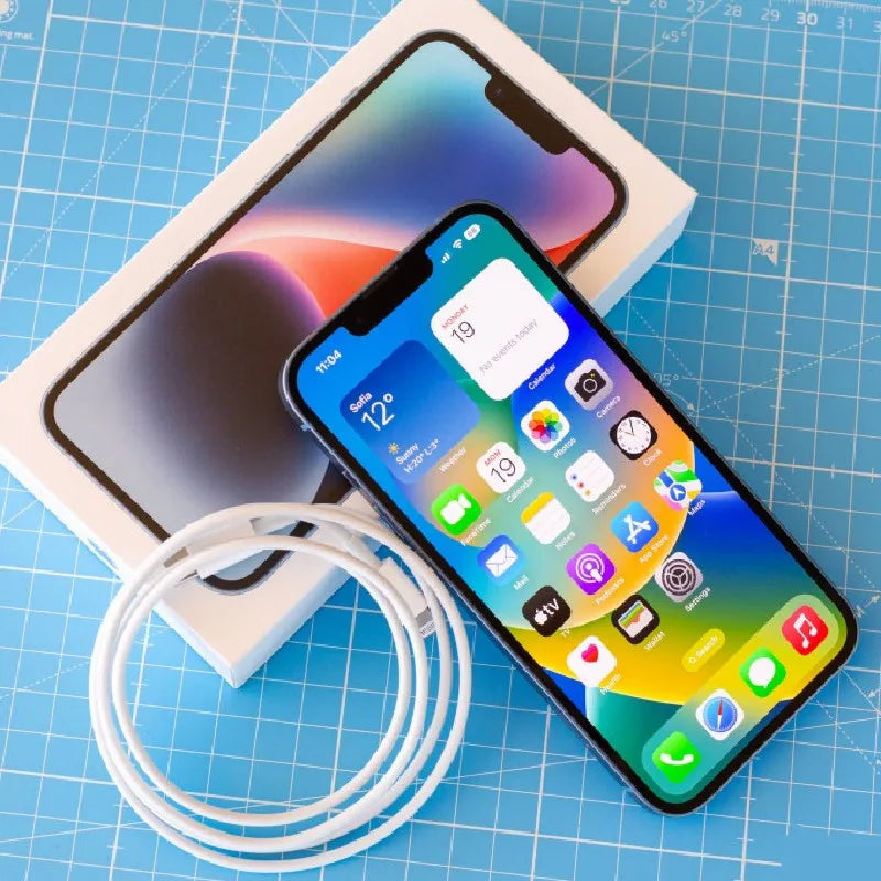 Unlocked iPhone 14 128GB 256 ROM 6GB RAM Dual eSIM 6.1" Original Super Retina OLED Face ID NFC A15 5G Mobile Phone iPhone14 - Universal Market