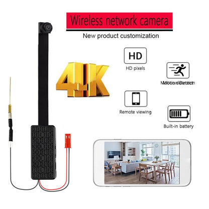 HD 1080P DIY Portable WiFi IP Mini Camera P2P Infrared Night Vision Remote View Micro Webcam Camcorder Wearable Video Recorder - Universal Market