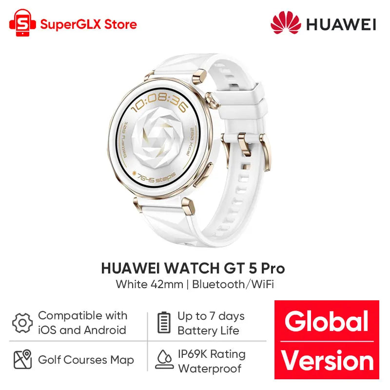 Global Version HUAWEI Watch GT 5 Pro Smartwatch GT5 Pro Compatible with iOS and Android