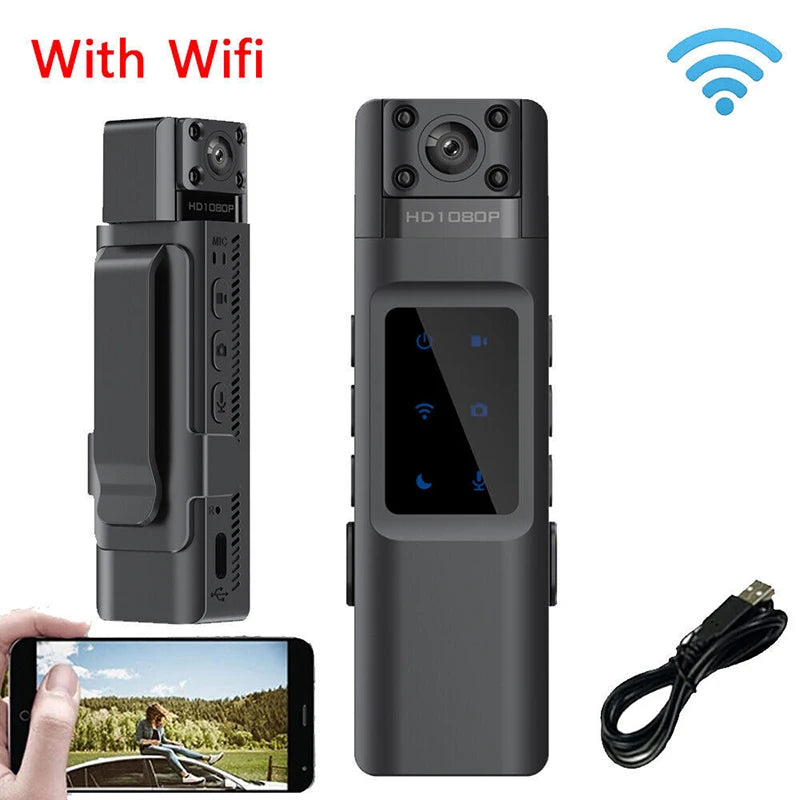 Xiaomi NEW Wifi Hotspot Mini Camera 4K Portable Digital Video Recorder Body Camera Night Vision DVR Miniature Camcorder - Universal Market