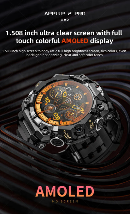 2025 New LOKMAT Sport 4G Android Smartwatches, SIM Card 4GB+64GB HD Dual Camera Video Call GPS NFC Wifi Fitness Phone Watch