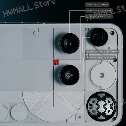 Global Version Nothing Phone (3) Qualcomm Snapdragon 8S Gen 4 6.77 AMOLED 120Hz Triple 50MP Camera 3 mics