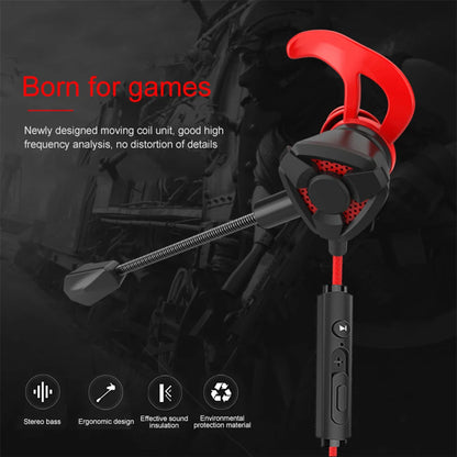 OLAF 3.5mm Wired Headphones Gaming Headset Bass Stereo Gamer Earphones Noise Cancelling Earbuds With Dual Mic In-ear Handfree - Universal Market
