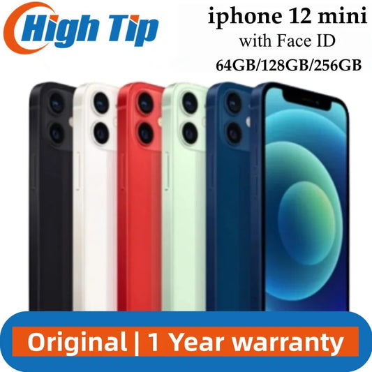 Apple iPhone 12 mini Unlocked 64GB/128GB/256GB ROM Smartphone A14 Bionic chip 4G LTE 5.4 Screen 12MP Face ID 12 MINI Cell Phone - Universal Market