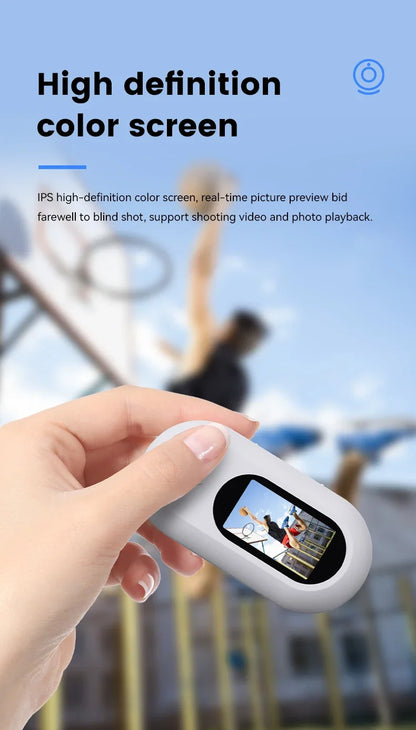 Mini 1080P Portable Camera Outdoor Sports Body Comcroder 0.96in Display Audio and Video Recorder Small DV Digital HD Monitor Cam
