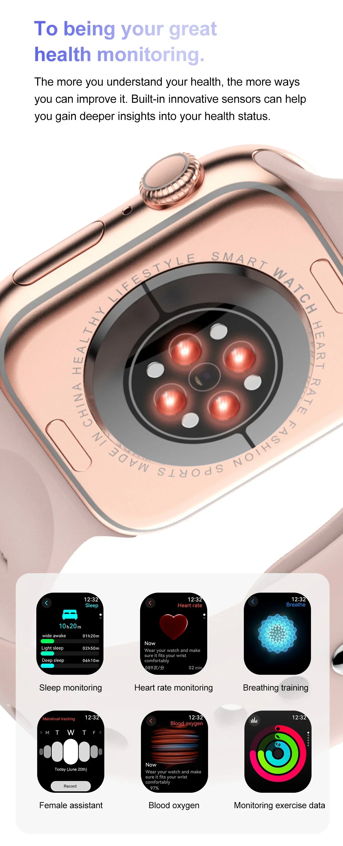 For Apple DT Watch X Mini Smart Watch 3D Menu Video AI Voice NFC Sports Record Health Test 1.85 Inch AMOLED Women Smartwatch