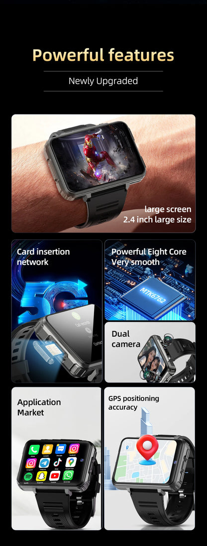 TLCRETE Smartwatch VP999 C90 Ultra Smart Watch Android Reloj Inteligente Con Tarjeta Sim Camera Gps Smart Watch for Iphone Sim C