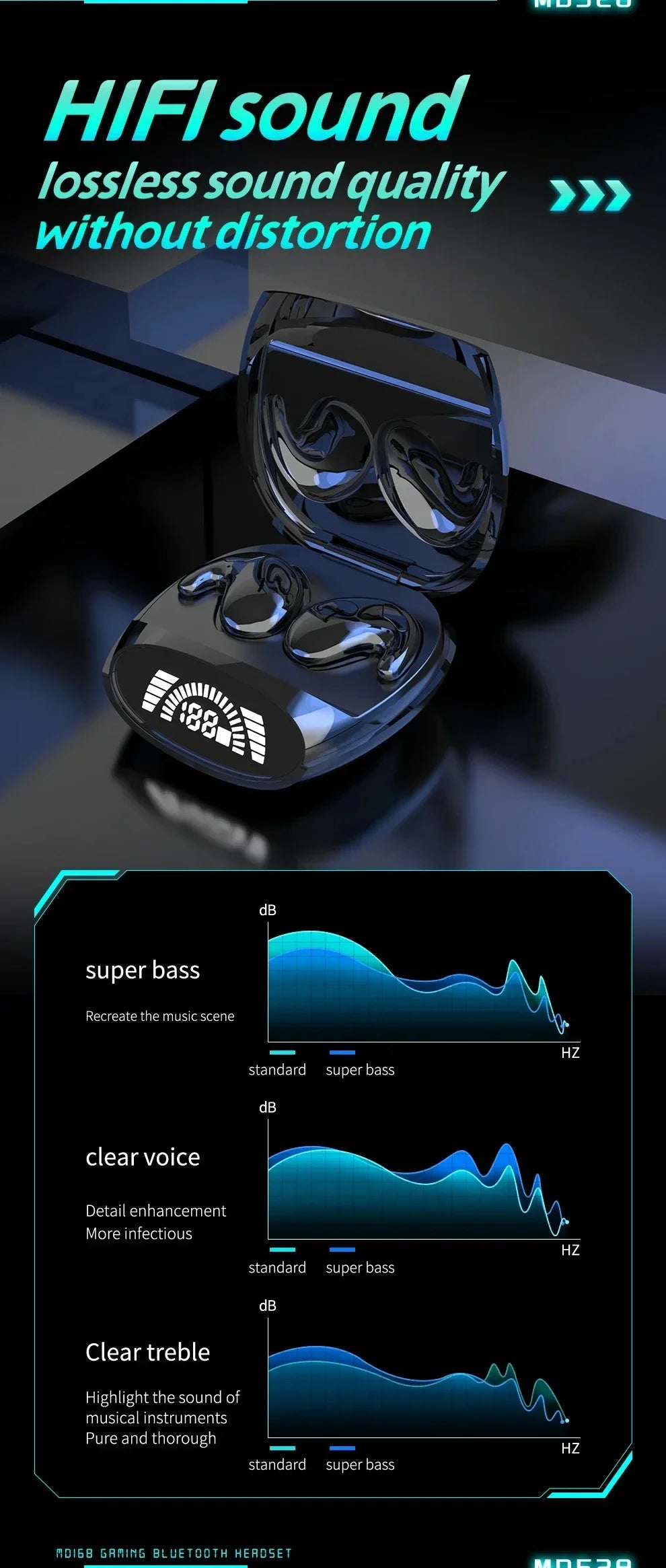 XIAOMI Mini Bone Conduction Bluetooth Gaming Earphones HiFi Wireless Earphones Sleep Sports Waterproof Invisible Earphones - Universal Market