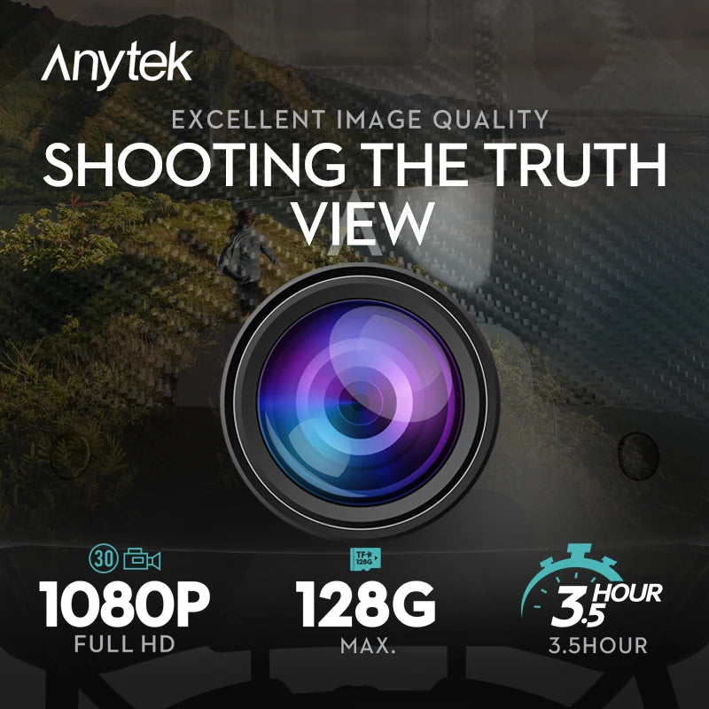 Anytek 2MP 1080P GPS Water-proof Helmet Sports DV Action Camcorder For Cycling Riding Camera Motorbike Video Digital Camera