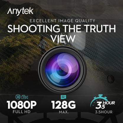 Anytek 2MP 1080P GPS Water-proof Helmet Sports DV Action Camcorder For Cycling Riding Camera Motorbike Video Digital Camera