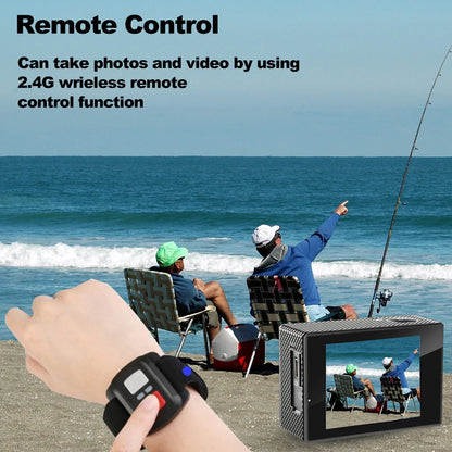 Magecam 4K Action Camera 1080P/30FPS WiFi 2.0" 170D Underwater Waterproof Helmet Video Recording Camera Outdoor Sports Cameras
