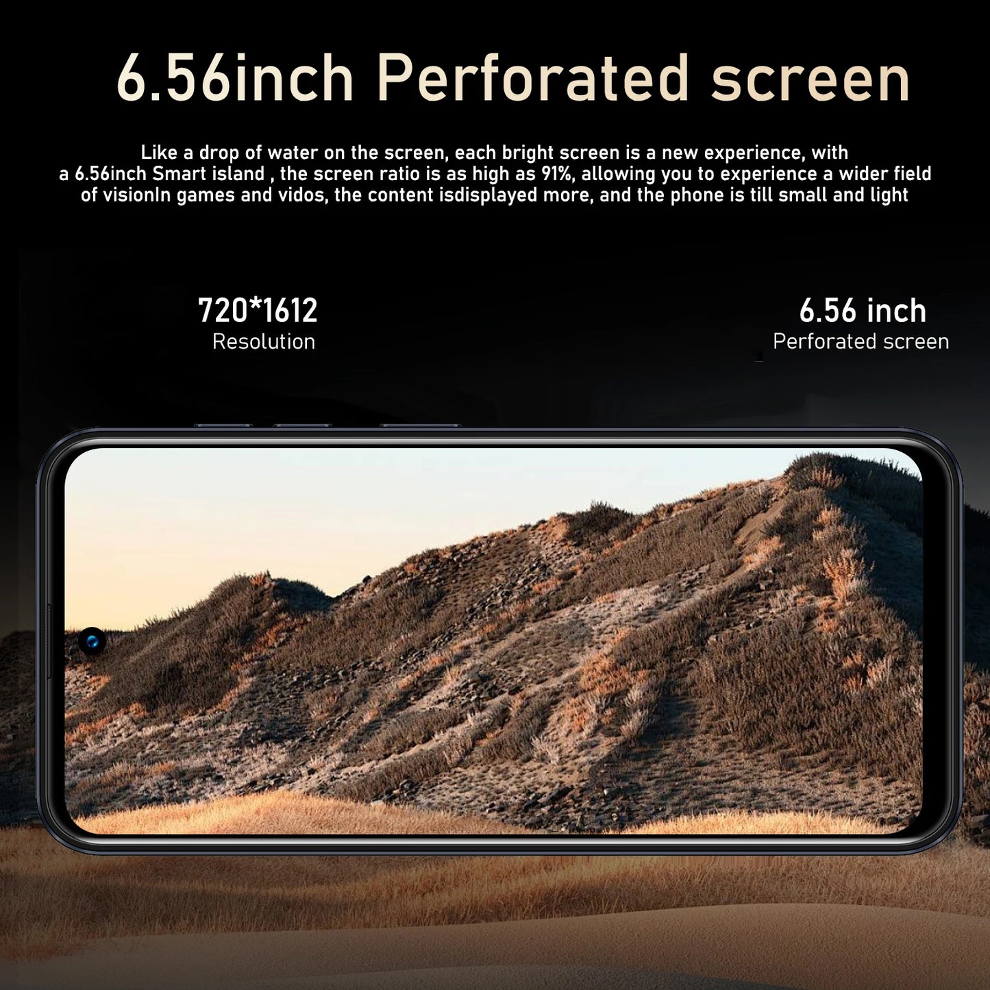 Global Version M17 Pro Smartphone Android 12 6.56 inch Screen,8+256GB 8+12MP Mobile Phone 4100mAh For Google Play Store Phone