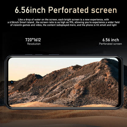 Global Version M17 Pro Smartphone Android 12 6.56 inch Screen,8+256GB 8+12MP Mobile Phone 4100mAh For Google Play Store Phone