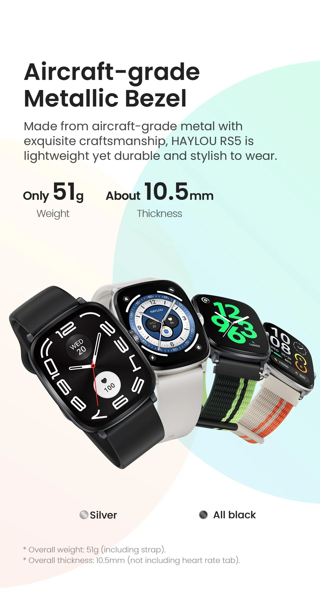 HAYLOU RS5 Smart Watch Men 2.01'' AMOLED Display 24H Health Monitoring Bluetooth Phone Calls AI Voice Assistant Sport Smartwatch