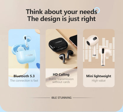 Lenovo LP40 Plus Bluetooth Earphones Wireless Headset Noise Reduction Headphones 230mAh HiFi Stereo Sports Earbuds With Mic - Universal Market