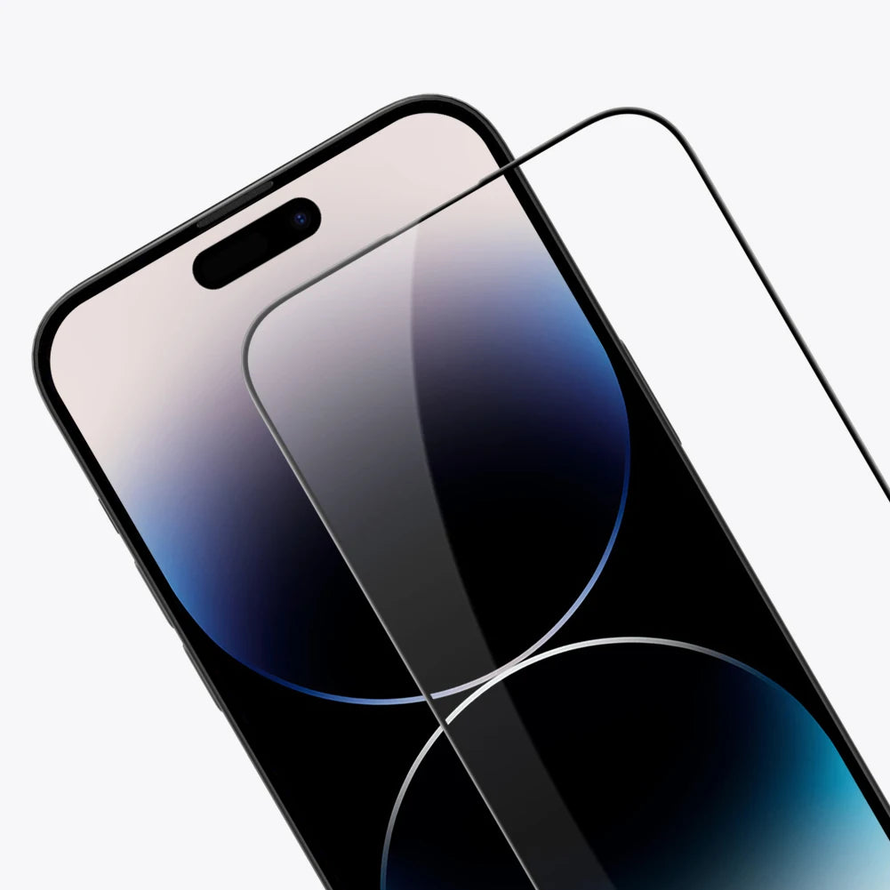 Nillkin For iPhone 15 Pro Max 15 Pro 14 13 12 11 Series Tempered Glass, 2.5D Full Cover Screen Protectors for iPhone 14 Pro 13