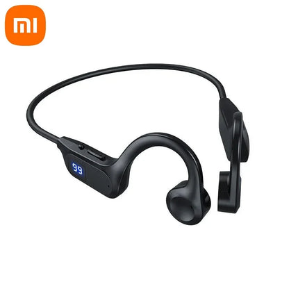 Xiaomi X7 Wireless Bone Conduction Earphone Sport Bluetooth Compatible Memory Card Digital Display With Mic For Sports Earbuds - Universal Market