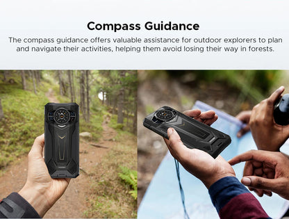 Global Version S200 Plus 5G Rugged Phone Dimensity 7300 12GB 512GB 6.72” FHD+ 120Hz IPS 100MP AI Camera 10100mAh Battery NFC
