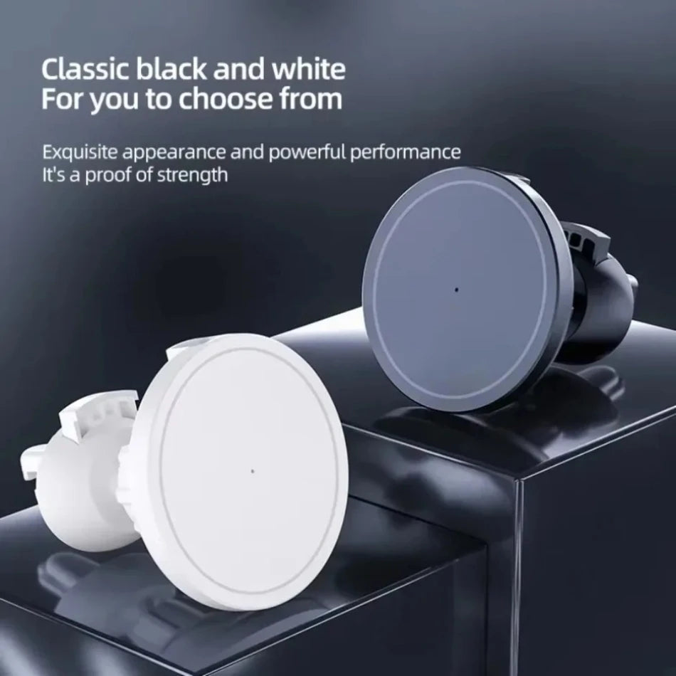 30W Fast Car Magnetic Wireless Charger Dock Macsafe For iPhone 12-16 Pro Max Mini Air Vent Mount Clip Car Phone Holder Stand