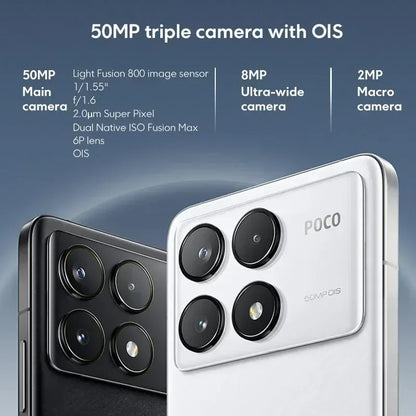 NEW 5G POCO F6 Pro Global Version Smartphone 256GB 512GB 1TB Snapdragon® 8 Gen 2 120W HyperCharge WQHD+120Hz Flow AMOLED Display