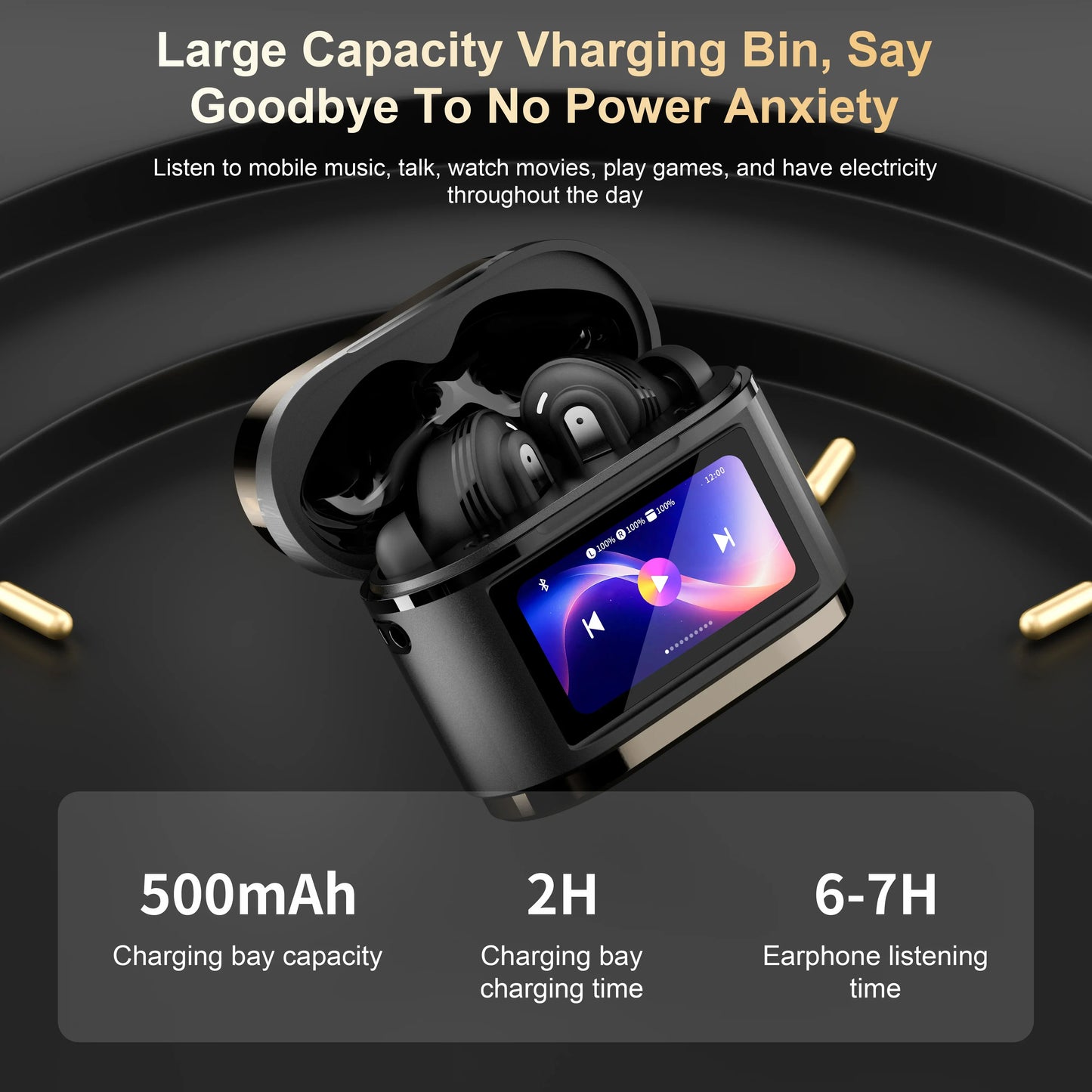 Xiaomi True Wireless Bluetooth Earphones BD2 ANC Noise Cancelling ENC Digital Display Built-in Microphone Earphones HiFi Stereo - Universal Market