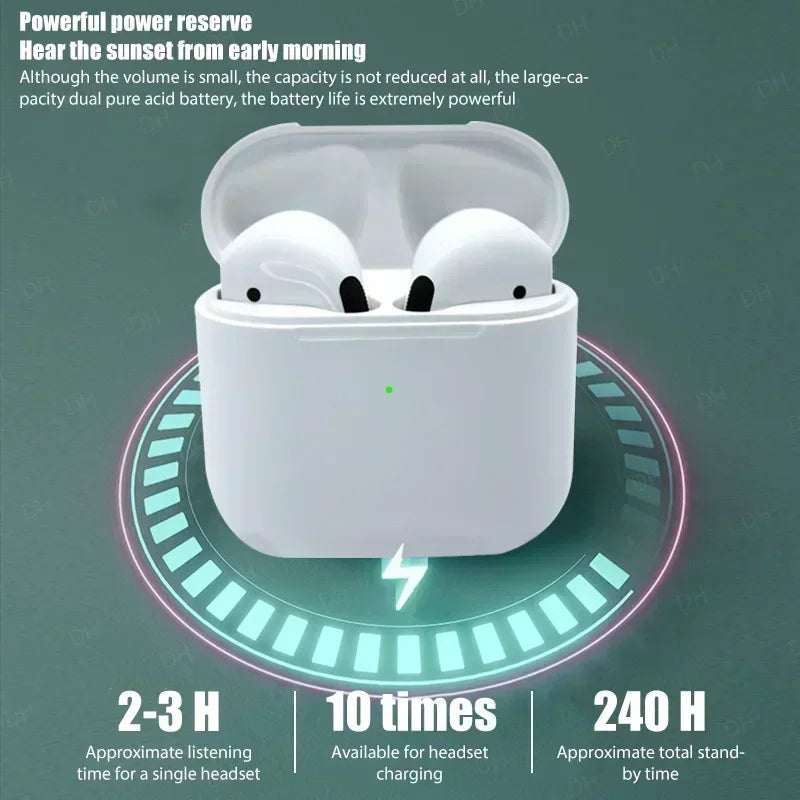 Pro4 Bluetooth Earphones Wireless Headphones Mini Sports bluetooth Headset Earbud Music Earpieces For iPhone Xiaomi Huawei Redmi - Universal Market