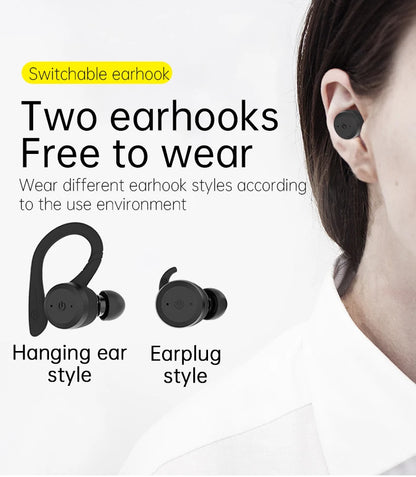 Xiaomi Bluetooth headphones Dual Wear Style Sports Wireless Earphones TWS  Stereo Gaming Headset for sports - Universal Market