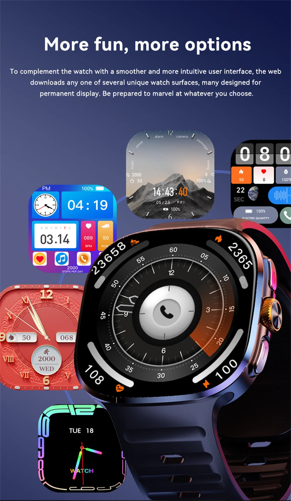 8GB+128GB RAM 5G/4G Android 9.0 Smart Watch 2.4 inch AMOLED 2100mah Battery 900W Camera GPS WIFI Google APPS Download Smartwatch