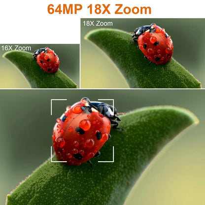 6K Professional Video Camera for Photography 18X Digital Zoom Night Vision Vlogging Camera 64MP WiFi Livestream Webcam Camcorder - Universal Market
