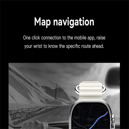 Microwear Smart Watch Ultra 4 Pro Series 10 49mm Gesture Answer ChatGPT NFC Compass Waterproof Sport Smartwatch For Android ios