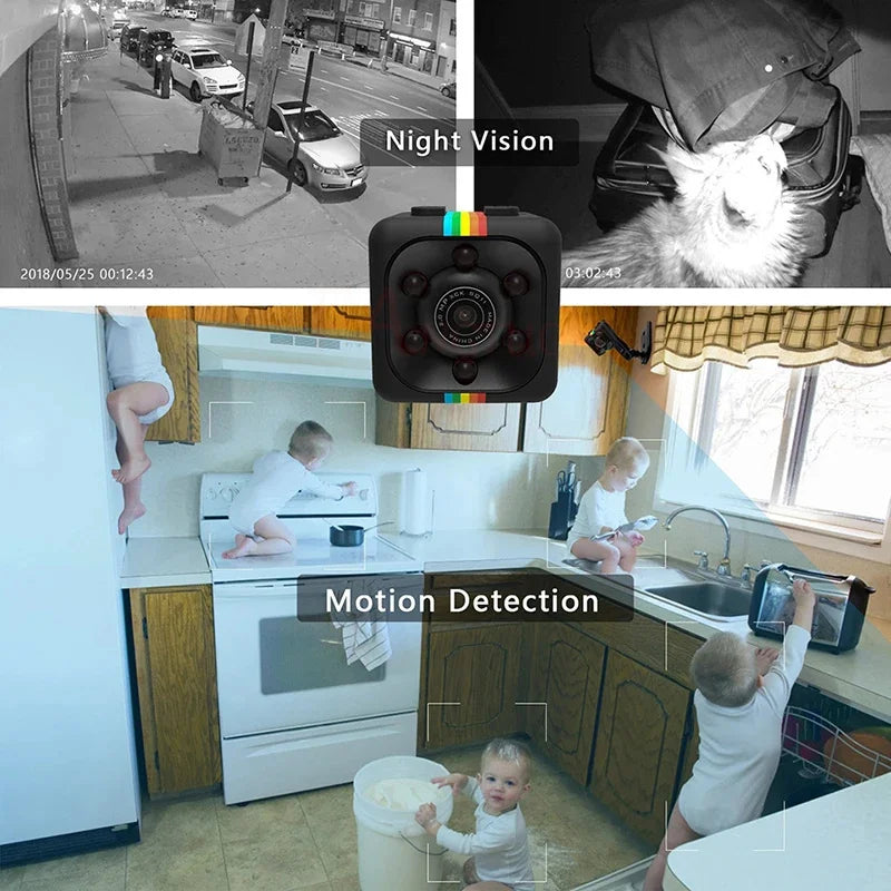 Sq11 Mini Camera HD 1080P Sensor Night Vision Camcorder Motion DVR Micro Camera Sport DV Video small Camera cam SQ 11 - Universal Market