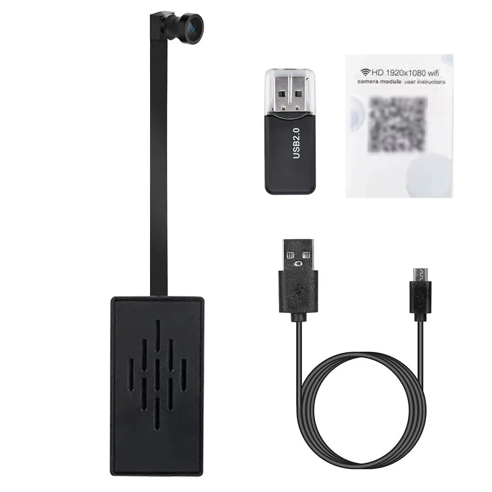 Mini Camera 1080P HD WiFi Camcorder DIY Portable Wireless Module Video Recorder Motion Detection P2P Camera Support Remote View - Universal Market
