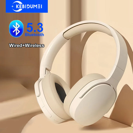 Bluetooth 5.3 Headsets Gaming Headphones Dual Mode Wireless Earphones Foldable Noise Reduction Music Headsets For iPhone Xiaomi - Universal Market