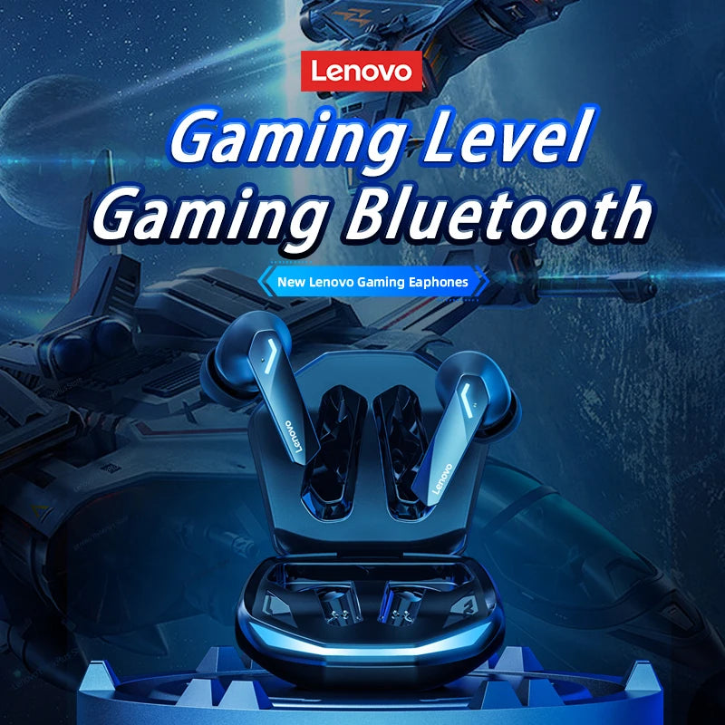 Original Lenovo GM2 Pro 5.3 Earphone Bluetooth Wireless Earbuds Low Latency Headphones HD Call Dual Mode Gaming Headset With Mic - Universal Market