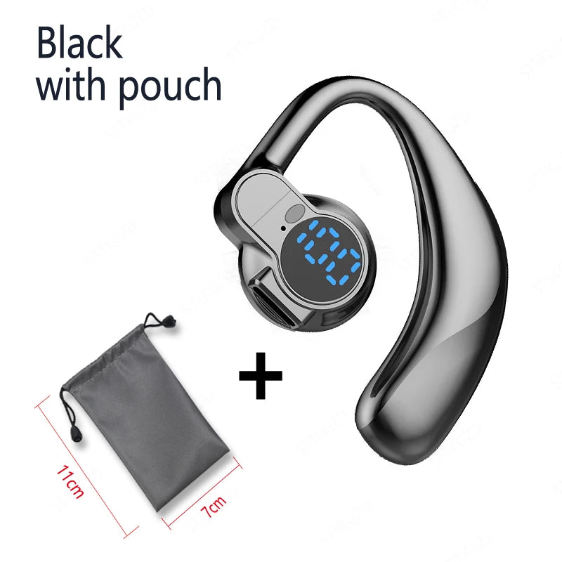 Wireless Bluetooth Headphones Full Open Headset Air Conduction Ear Hook Earphones Handsfree Noise Canceling Audifonos Sports - Universal Market