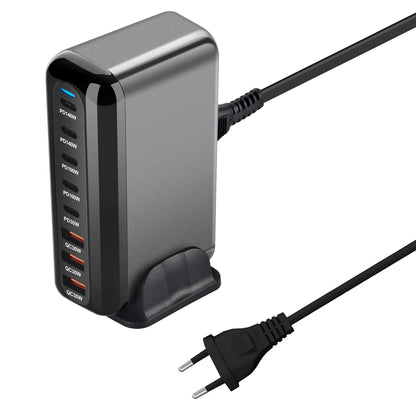 2025 New 600W GaN 8-port Fast Charger Type C 5C3A PD USB C Fast Charging Station PD3.1 Adapter for Phone and Tablet Dropshipping