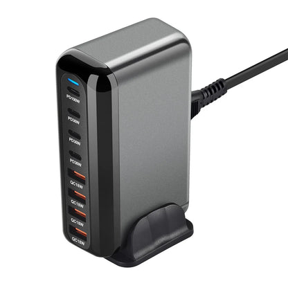 2025 New 600W GaN 8-port Fast Charger Type C 5C3A PD USB C Fast Charging Station PD3.1 Adapter for Phone and Tablet Dropshipping