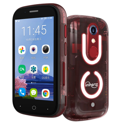 Unihertz Jelly Star Mini Smartphone Android 13 8GB 256GB Led Light Unlocked Transparent Backshell Cellphones 48MP Portable Phone