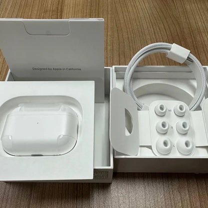 Used Refurbished Apple AirPods Pro 2nd wireless Bluetooth earphone H2 chip wireless charging box Active Noise With box Original